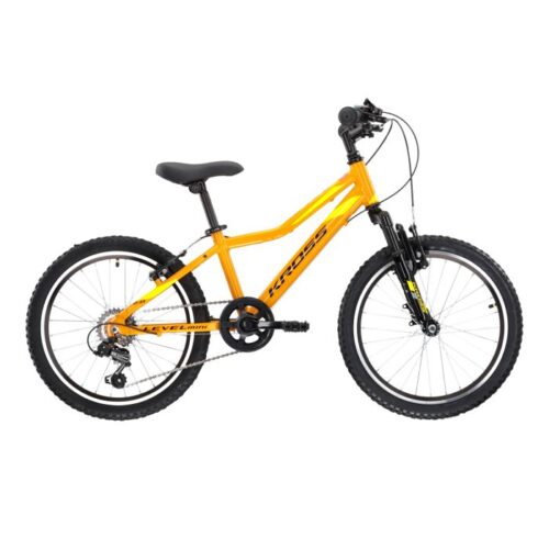 Bicicleta mtb cross country KROSS LEVEL JR 2.0 24" Yellow
