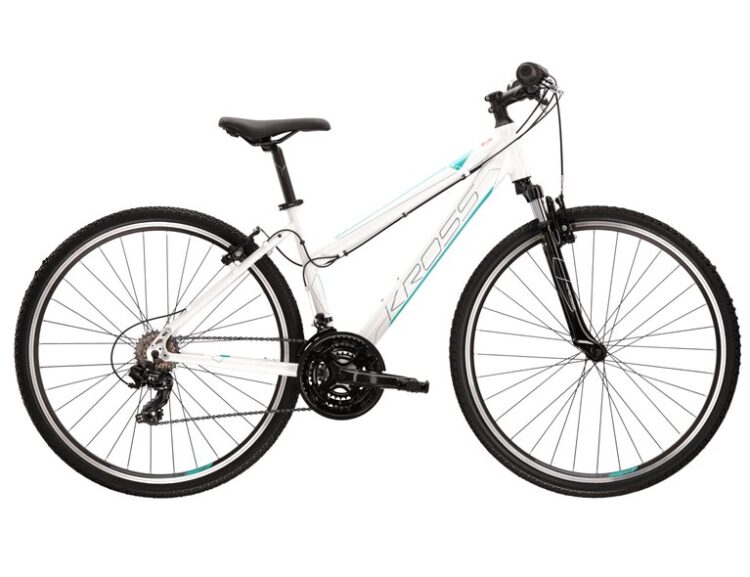 Bicicleta dama de cross KROSS EVADO 1.0 LADY ALB