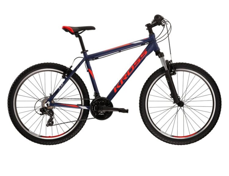 Bicicleta mtb cross country KROSS HEXAGON 1.0 ALBASTRU
