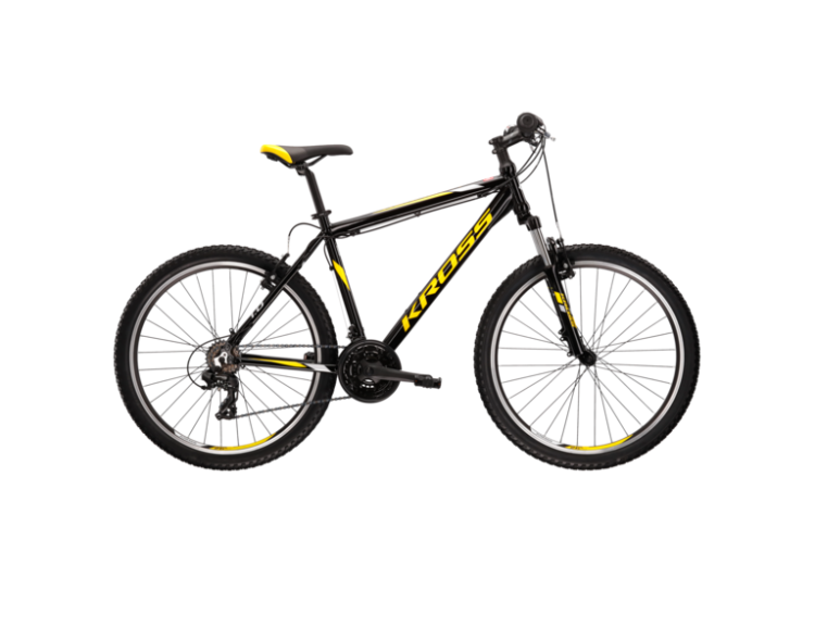 Bicicleta mtb cross country KROSS HEXAGON 1.0 GALBEN