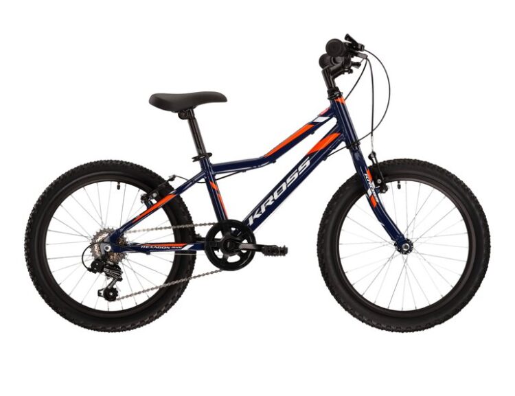 Bicicleta copii cross country KROSS HEXAGON MINI 1.0 20 ALBASTRU