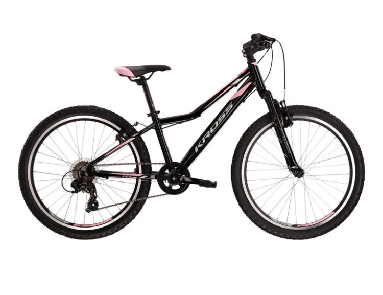 Bicicleta mtb cross country KROSS LEA JR 1.0 24"  Negru