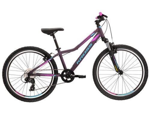 Bicicleta mtb cross country KROSS LEA JR 2.0 24" Purple