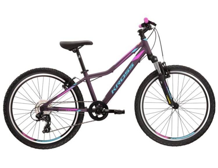 Bicicleta mtb cross country KROSS LEA JR 2.0 24" Purple