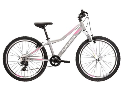 Bicicleta mtb cross country KROSS LEA JR 2.0 24" Gri