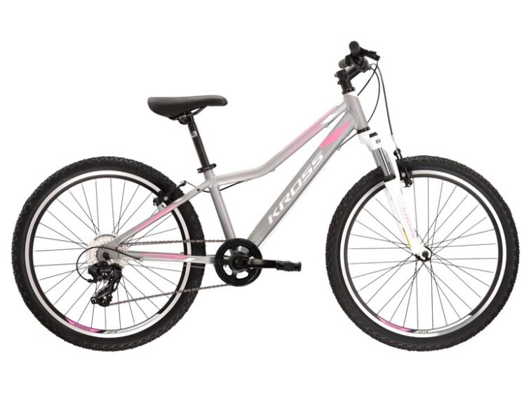 Bicicleta mtb cross country KROSS LEA JR 2.0 24" Gri