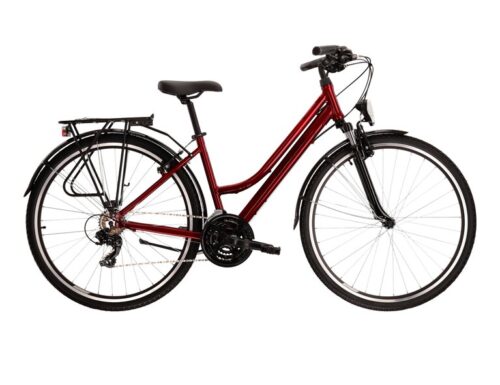 Bicicleta dama de trekking KROSS TRANS 1.0 Lady Rubin