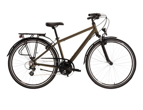 Bicicleta de trekking KROSS TRANS 2.0 Man Khaki