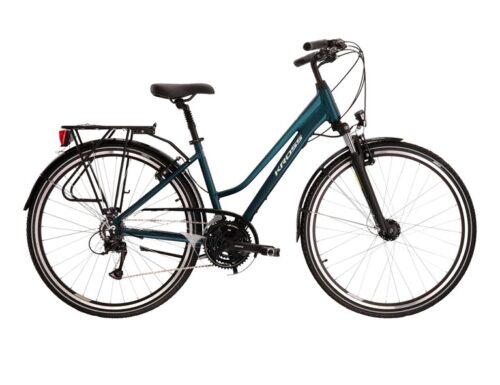 Bicicleta dama de trekking KROSS TRANS 4.0 Lady Turquoise