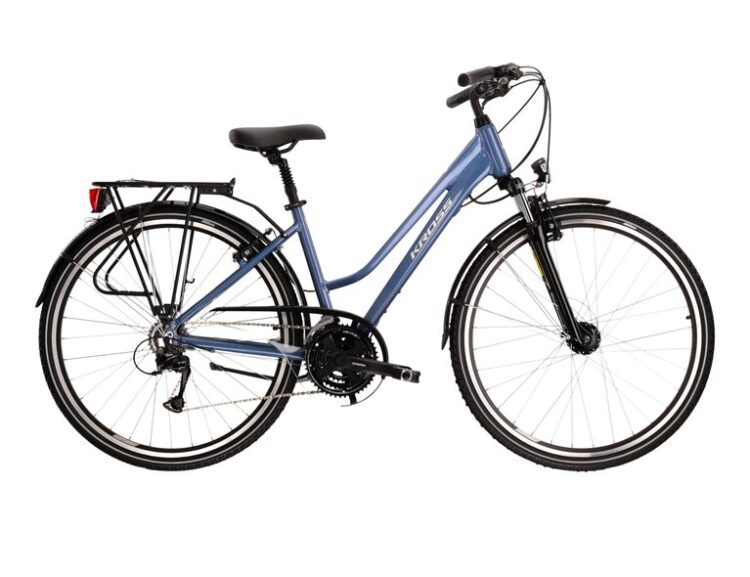 Bicicleta dama de trekking KROSS TRANS 4.0 Lady Blue