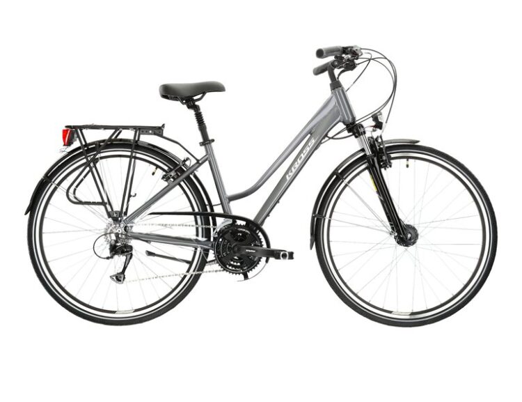 Bicicleta dama de trekking KROSS TRANS 4.0 Lady Graphite