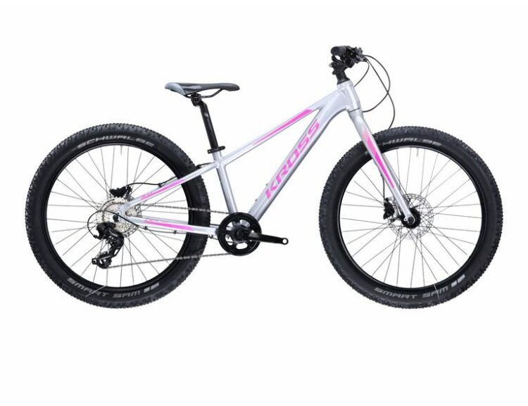 Bicicleta mtb cross country KROSS LEA JR 3.0 24" Argintiu