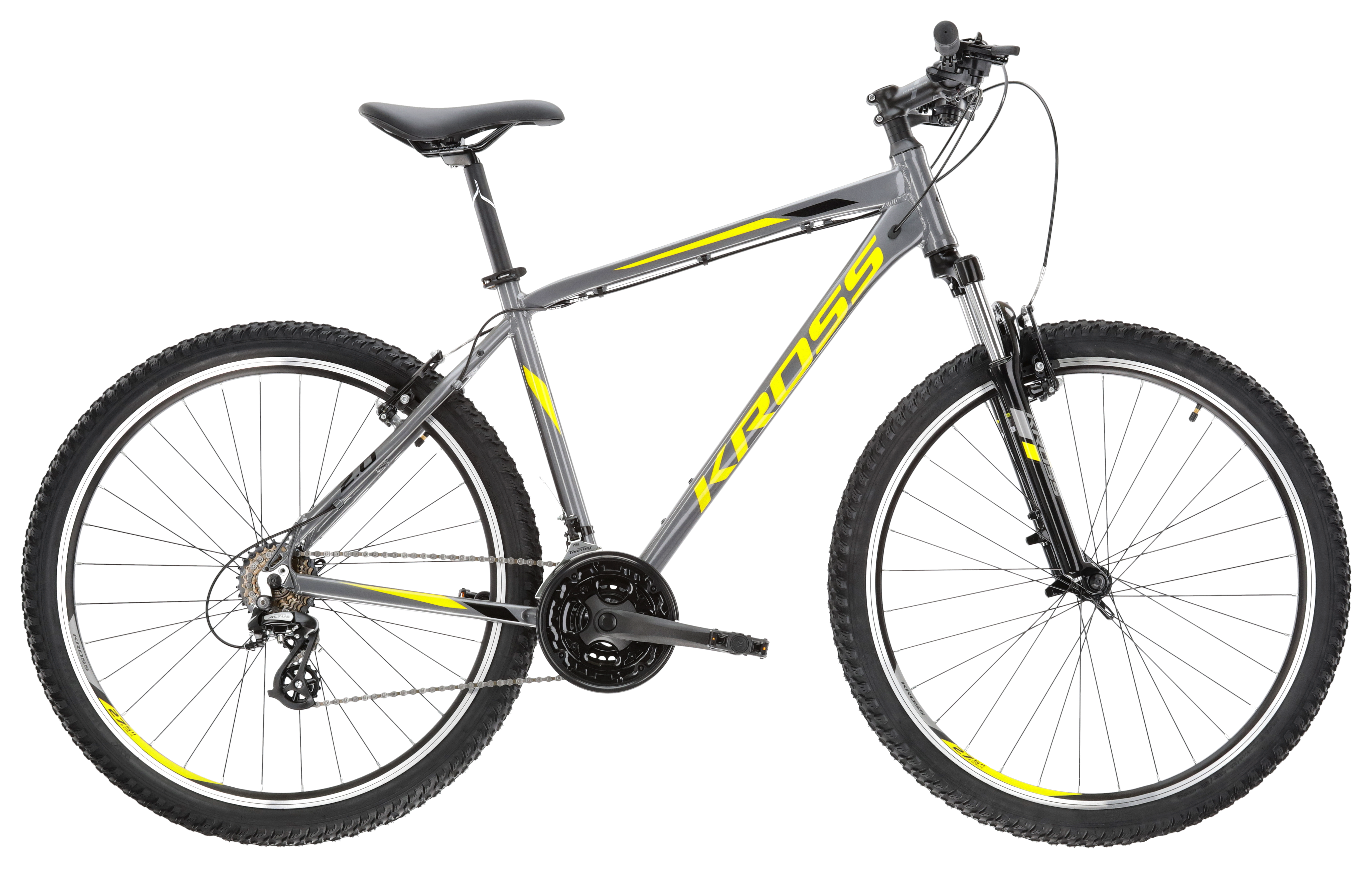 Bicicleta mtb cross country KROSS HEXAGON 2.0 27.5 Graphite 2024