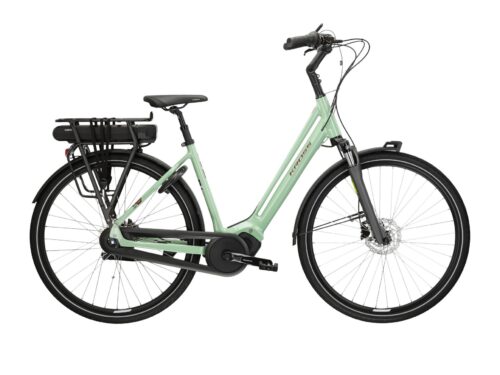 Bicicleta dama electrica de oras KROSS SENTIO HYBRID 4.0 Lady Green 2024