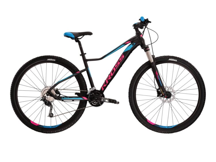 Bicicleta dama mtb cross country KROSS LEA 8.0 27.5 Black 2024