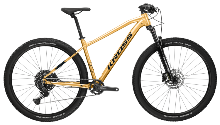 Bicicleta mtb cross country KROSS LEVEL 4.0 Yellow 2024