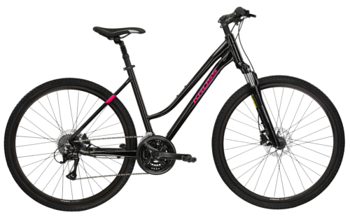 Bicicleta dama de oras KROSS EVADO 4.0 Lady Black 2024