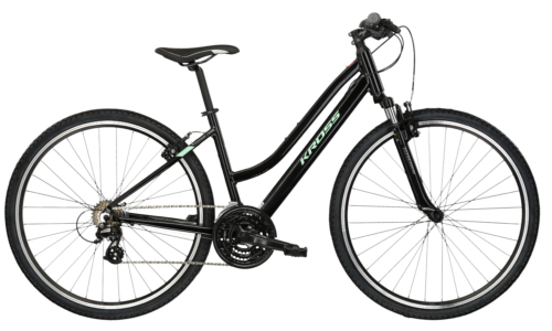 Bicicleta dama de oras KROSS EVADO 2.0 Lady Black 2024