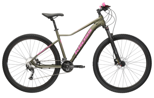 Bicicleta dama mtb cross country KROSS LEA 8.0 27.5 Khaki 2024