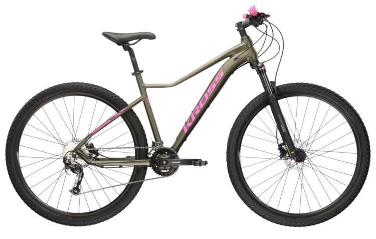 Bicicleta dama mtb cross country KROSS LEA 8.0 27.5 Khaki 2024