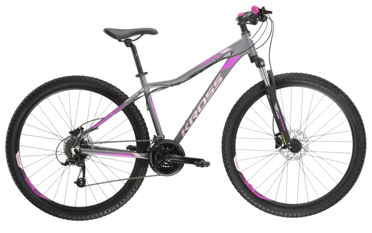 Bicicleta dama mtb cross country KROSS LEA 5.0 MS 29 Graphite 2024