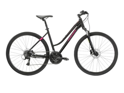 Bicicleta dama de oras KROSS EVADO 4.0 PP Lady Black 2024