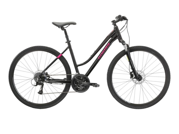Bicicleta dama de oras KROSS EVADO 4.0 PP Lady Black 2024