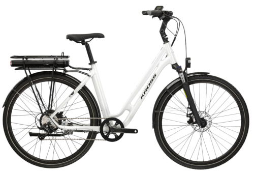 Bicicleta electrica de oras KROSS SENTIO HYBRID 1.0 Pearl 2024