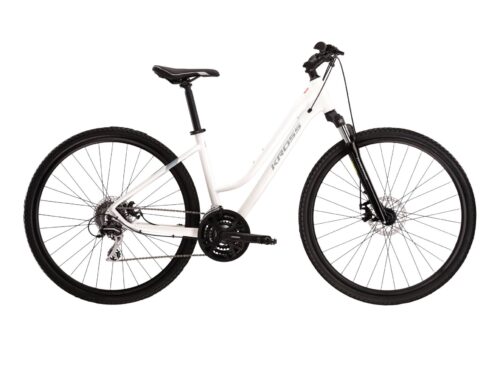 Bicicleta dama de oras KROSS EVADO 3.0 Lady White 2024