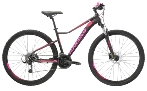 Bicicleta dama mtb cross country KROSS LEA 6.0 MS 27.5 Black 2024