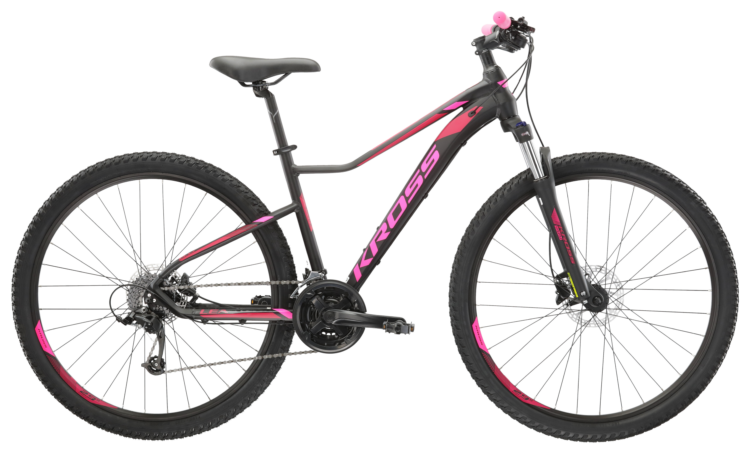 Bicicleta dama mtb cross country KROSS LEA 6.0 MS 29 Black 2024