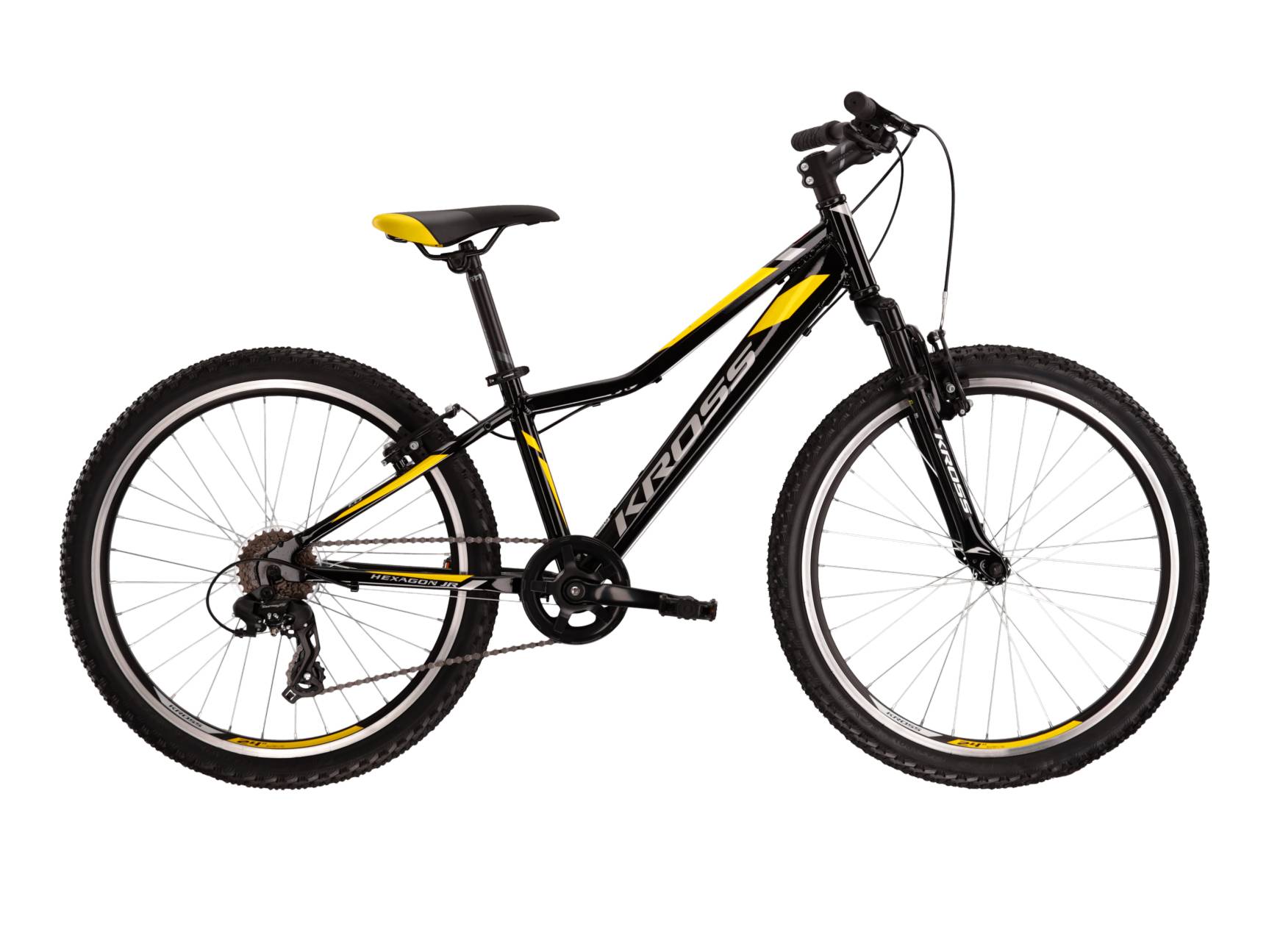 Bicicleta mtb cross country KROSS HEXAGON JR 1.0 Black 2024