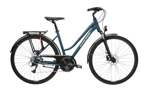 Bicicleta dama de trekking KROSS TRANS 4.0 Lady Turquoise 2024