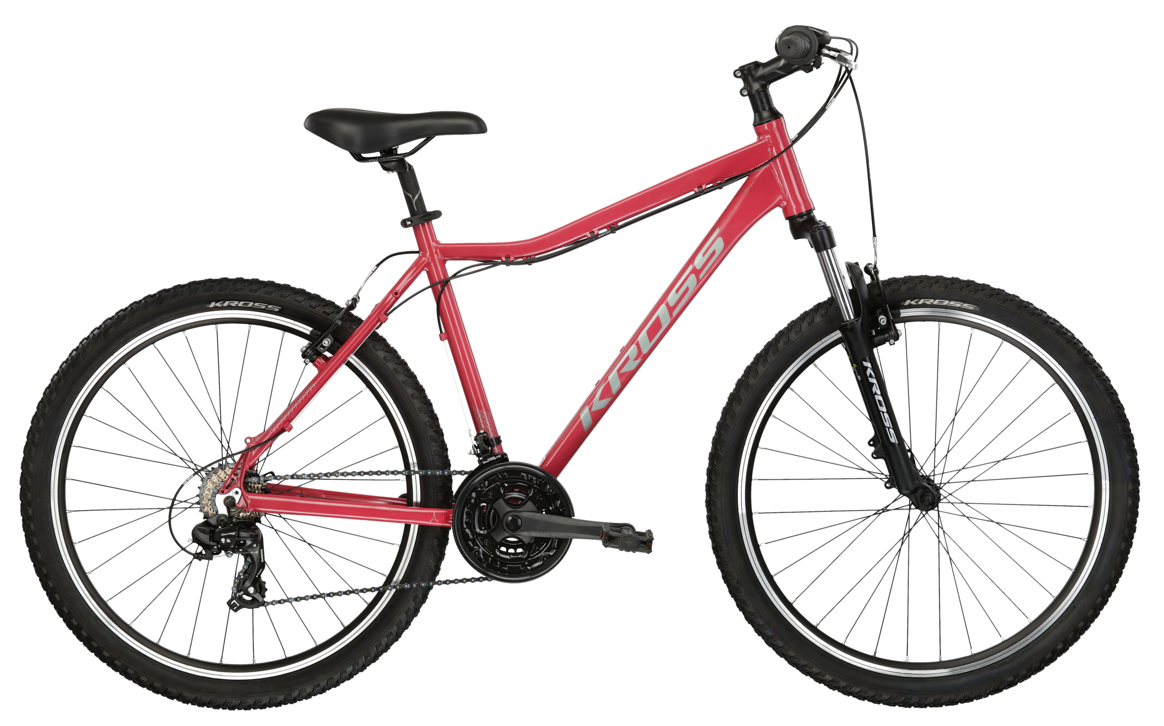 Bicicleta dama mtb cross country KROSS LEA 1.0 26 SHI Maroon 2024