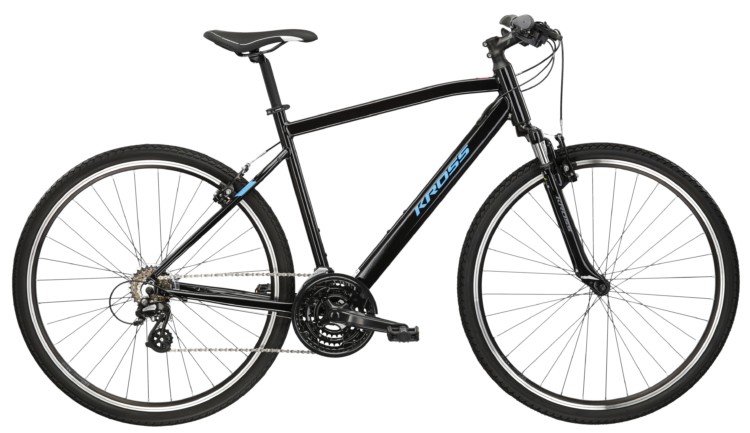Bicicleta de oras KROSS EVADO 2.0 Bk/Blue 2024