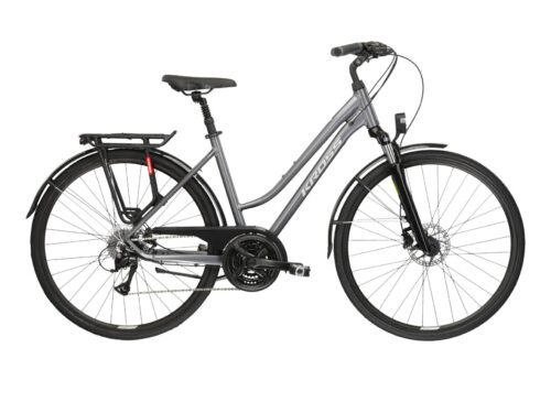 Bicicleta dama de trekking KROSS TRANS 4.0 Lady Graphite 2024