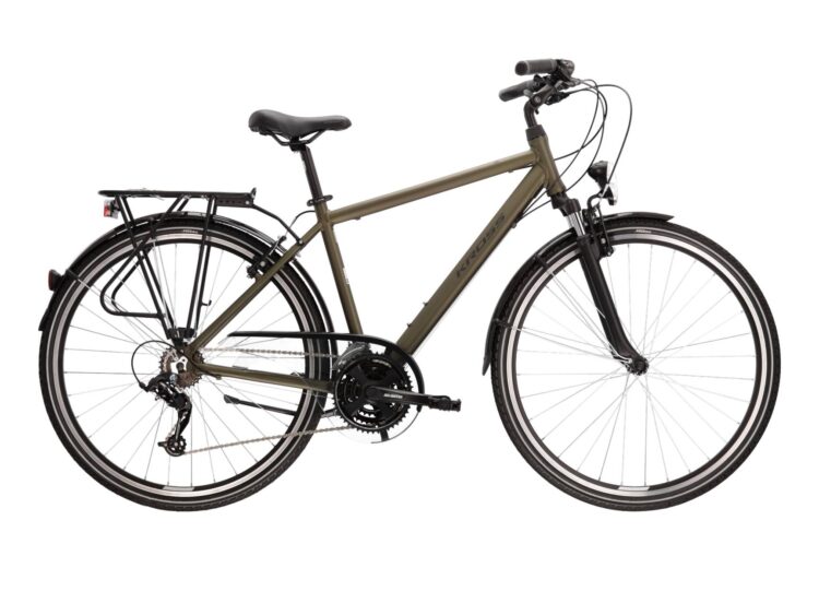 Bicicleta de trekking KROSS TRANS 2.0 PP Khaki 2024