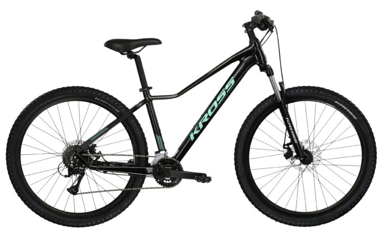 Bicicleta dama mtb cross country KROSS LEA 3.0 27.5 Black 2024