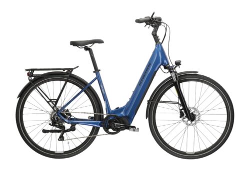 Bicicleta electrica de trekking KROSS TRANS HYBRID 3.0 LS Blue 2024