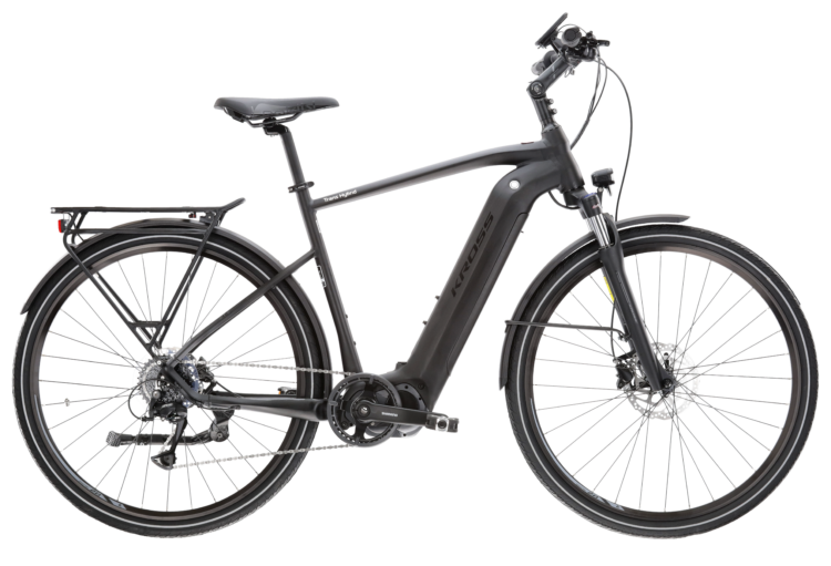 Bicicleta electrica de trekking KROSS TRANS HYBRID 4.0 2024