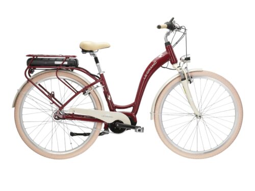 Bicicleta dama electrica de oras KROSS ELILLE 3 Cherry 2024