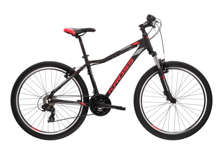 Bicicleta dama mtb cross country KROSS LEA 1.0 26 WH Bk/Rassberry 2024
