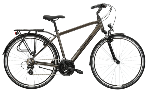 Bicicleta de trekking KROSS TRANS 2.0 Brown 2024