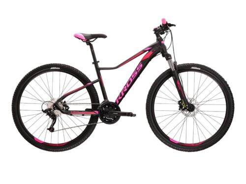 Bicicleta dama mtb cross country KROSS LEA 6.0 SR 27.5 Bk/Pink 2024