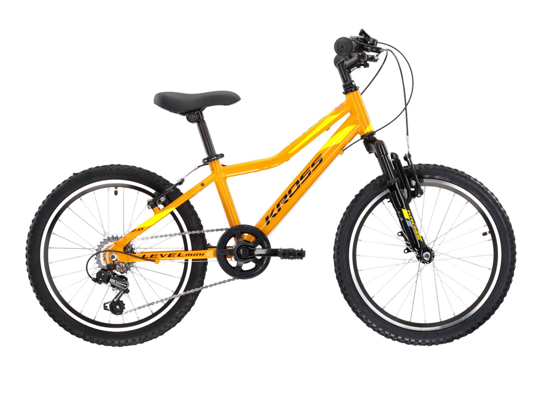 Bicicleta mtb cross country KROSS LEVEL MINI 2.0 Yellow 2024