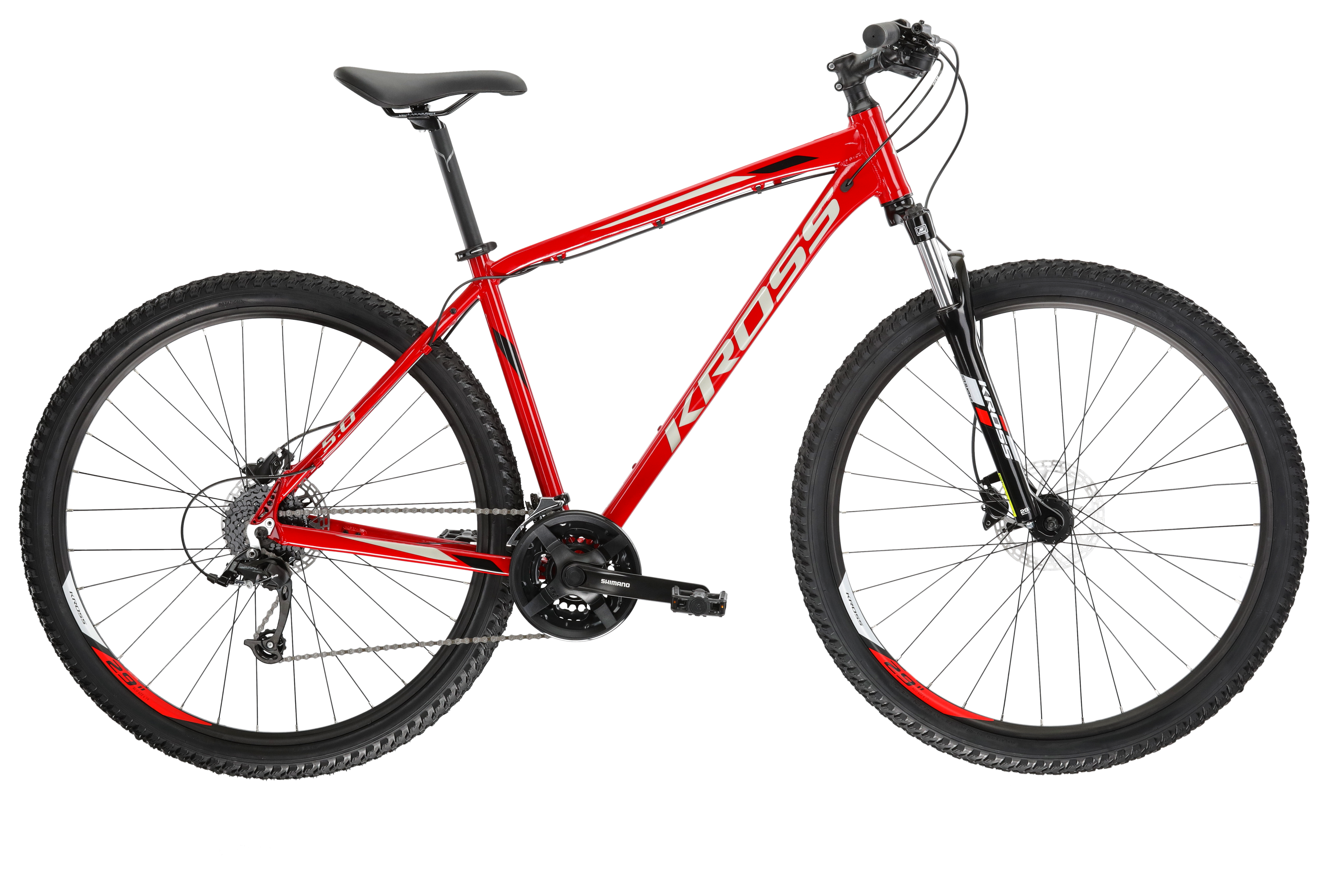Bicicleta mtb cross country KROSS HEXAGON 5.0 MS 29 Red 2024