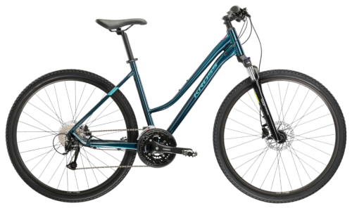 Bicicleta dama de oras KROSS EVADO 5.0 Lady Turquoise 2024