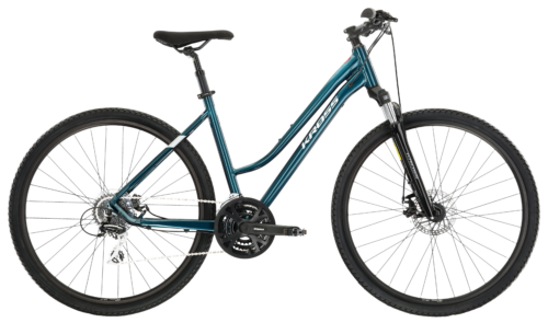 Bicicleta dama de oras KROSS EVADO 3.0 Lady Turquoise 2024