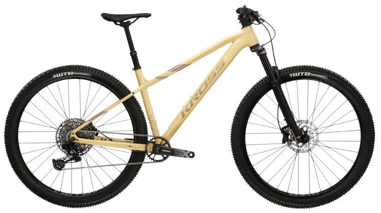 Bicicleta dama mtb cross country KROSS LEVEL 6.0 Lady Beige 2024