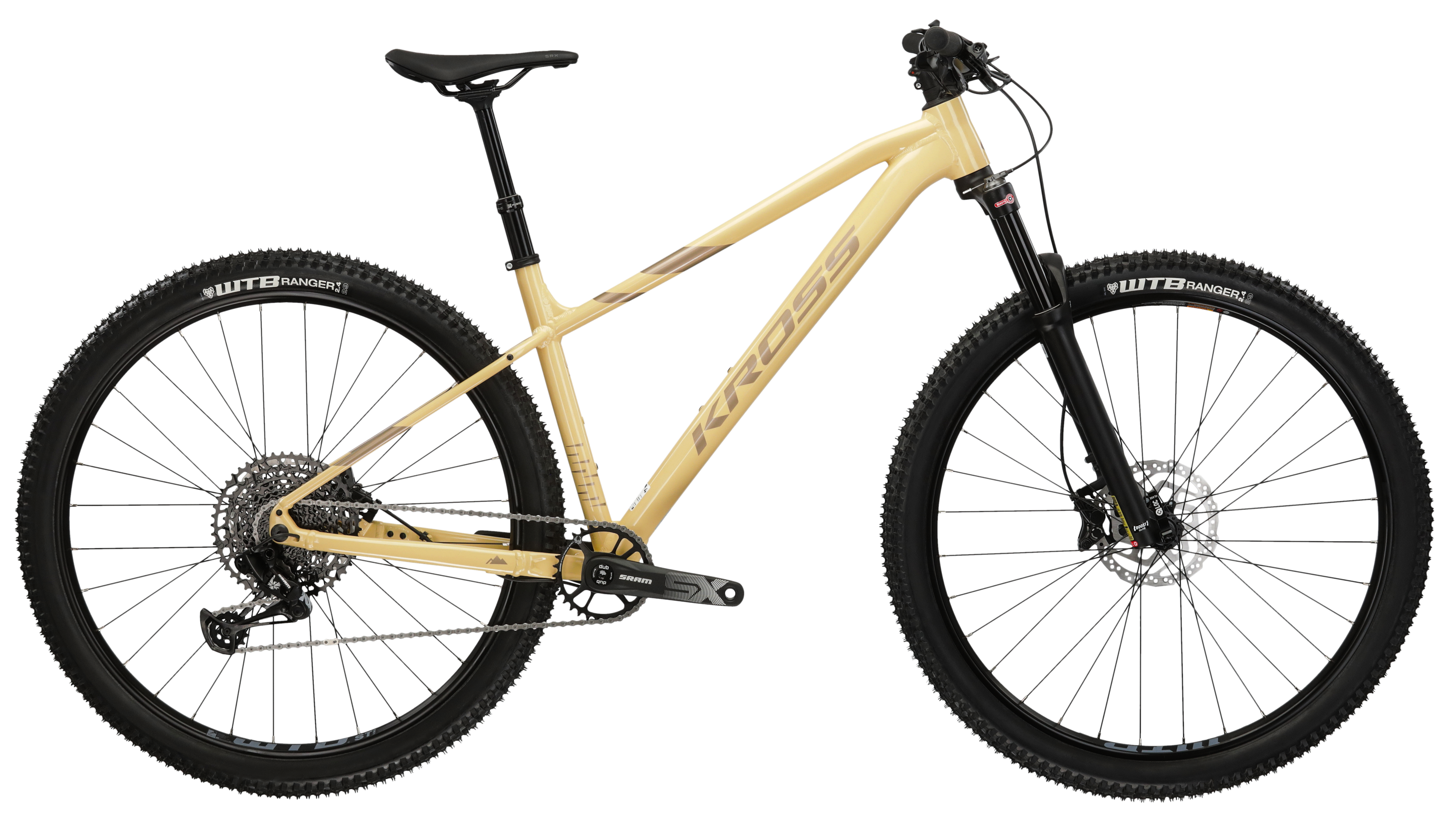 Bicicleta dama mtb cross country KROSS LEVEL 6.0 Lady Beige 2024
